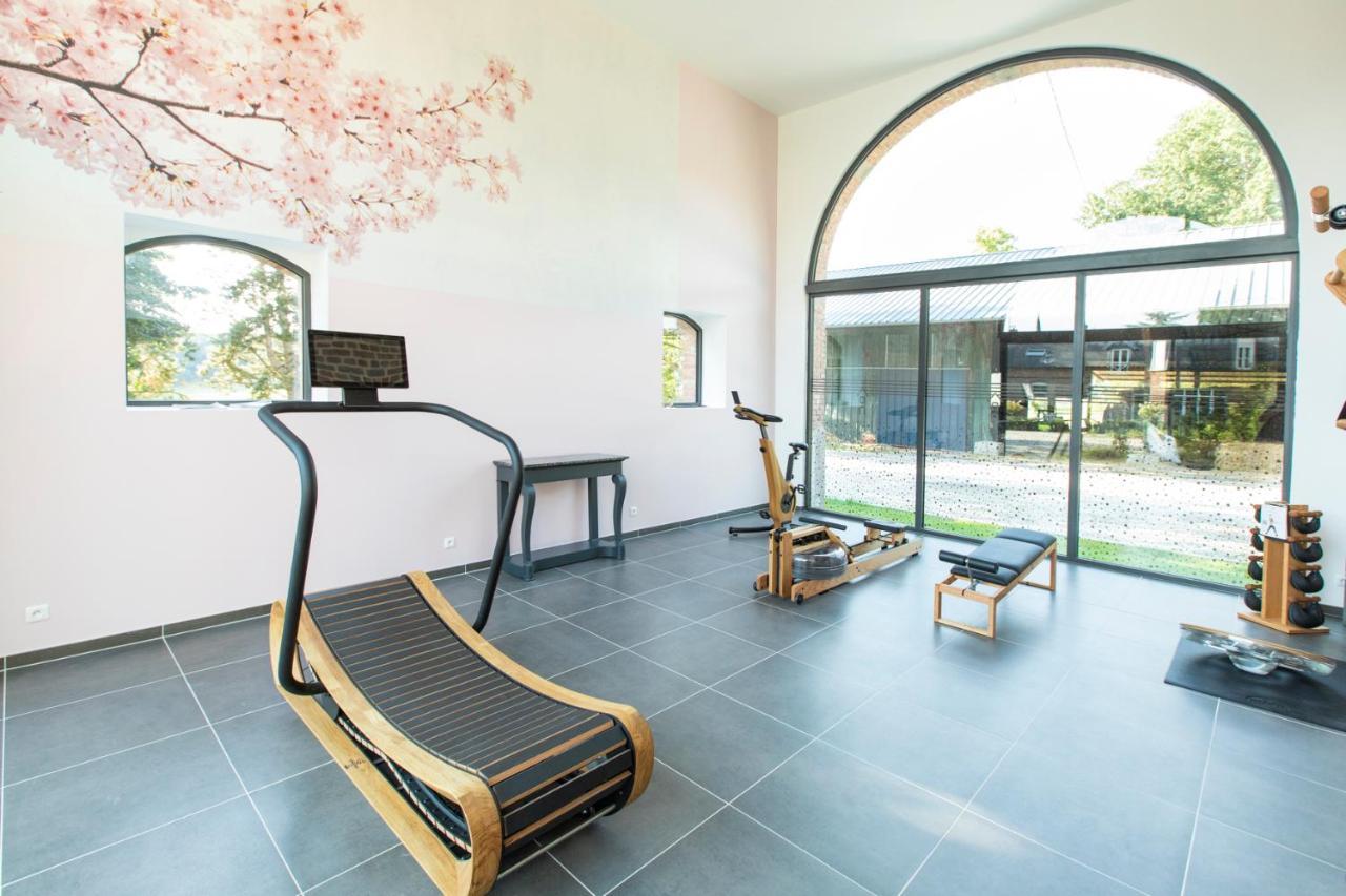 Aux Bois Dores De La Ferme De Sorval, Animaux De La Ferme, Fitness Selvigny 外观 照片